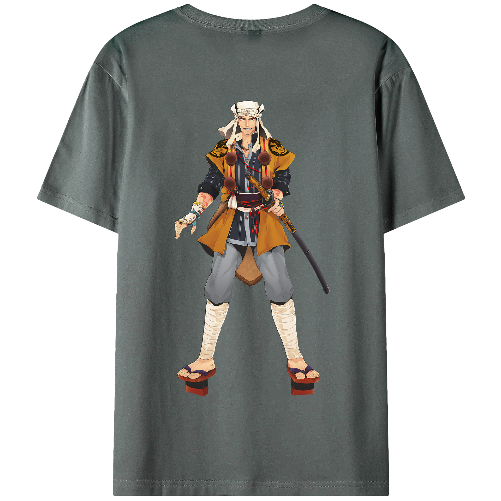 （画像用） 刀剣乱舞 Touken Ranbu 綿100％半袖Tシャツ（背面プリント）